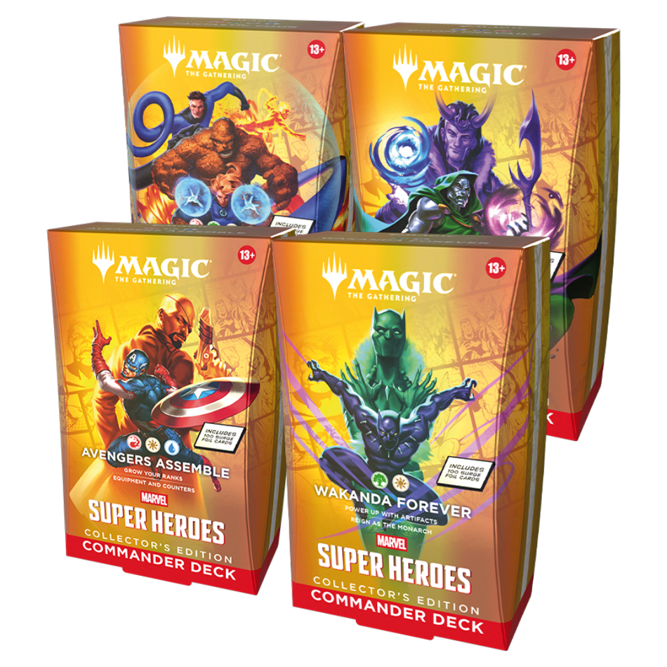 Magic Marvel Super Heroes - Collector Commander Deck Display Marvel Super Heroes Wizards of the Coast Default Title