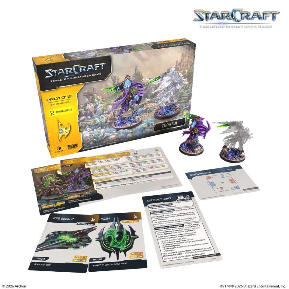 Starcraft Miniatures Games: Protoss - Zeratul - Hero Expansion Set Starcraft Archon Studio