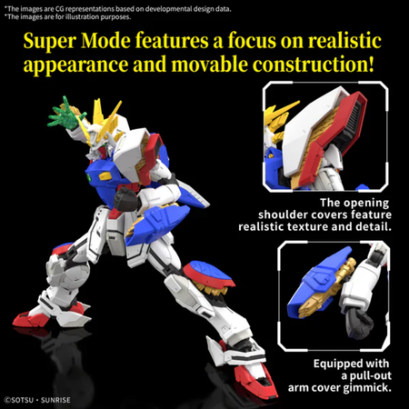RG 1/144 Shining Gundam Gundam Model Kit Bandai