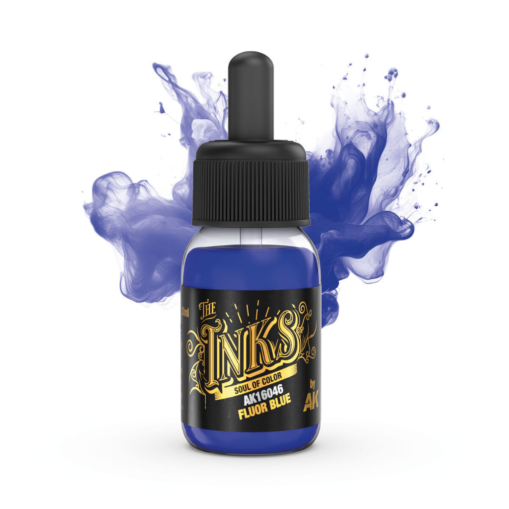 AK Interactive The INKS: Fluor Blue 30ml Acrylic Ink AK Interactive AK Interactive Default Title