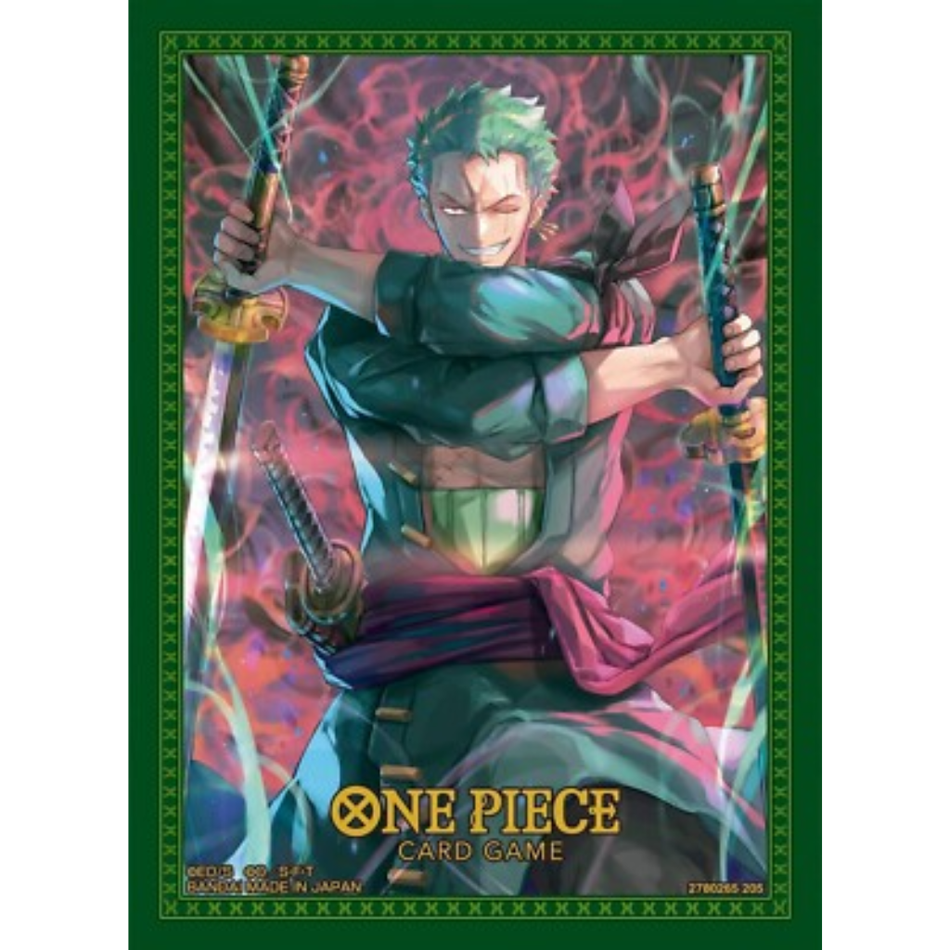 One Piece Card Game: Vol 11 - Roronoa Zoro Official Sleeves Card Sleeves Bandai Namco Default Title