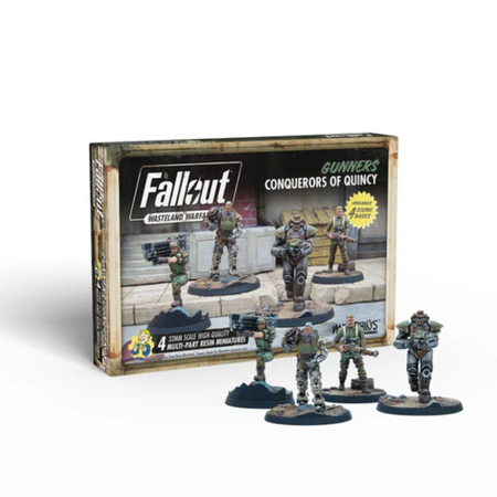 Fallout Wasteland Warfare - Gunners Conquerors of Quincy Fallout Wasteland Warfare Modiphius Entertainment Default Title