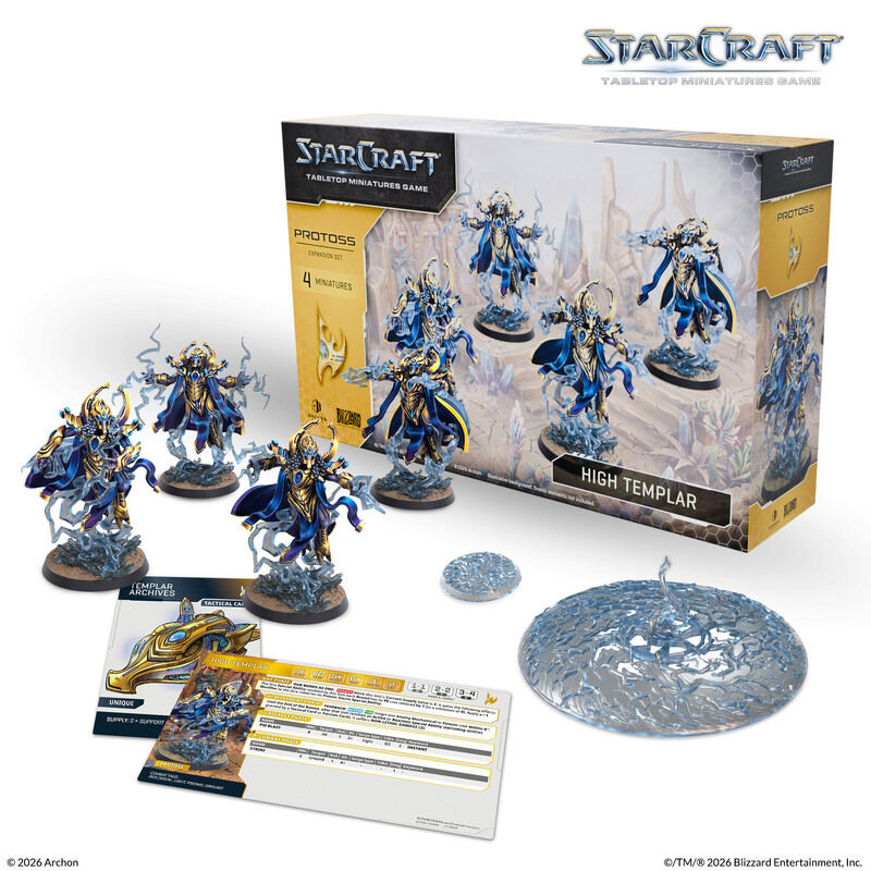 Starcraft Miniatures Games: Protoss - High Templar - Expansion Set *PREORDER*
