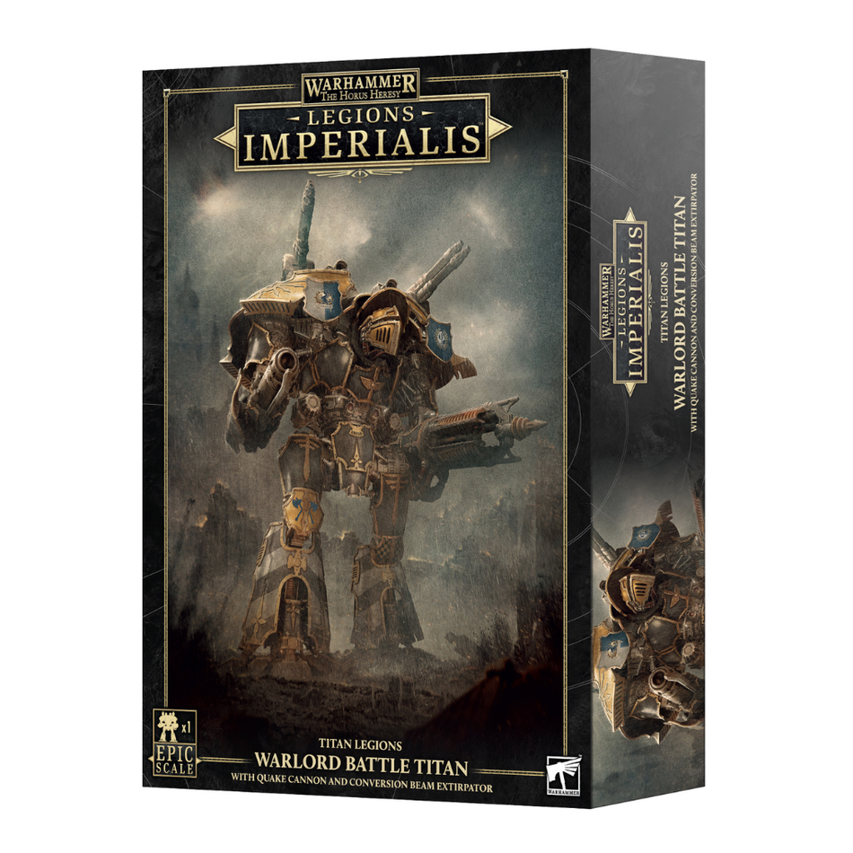 Legions Imperialis: Warlord Titan with Quake Cannon & Conversion Beam Extirpator Legions Imperialis Games Workshop Default Title