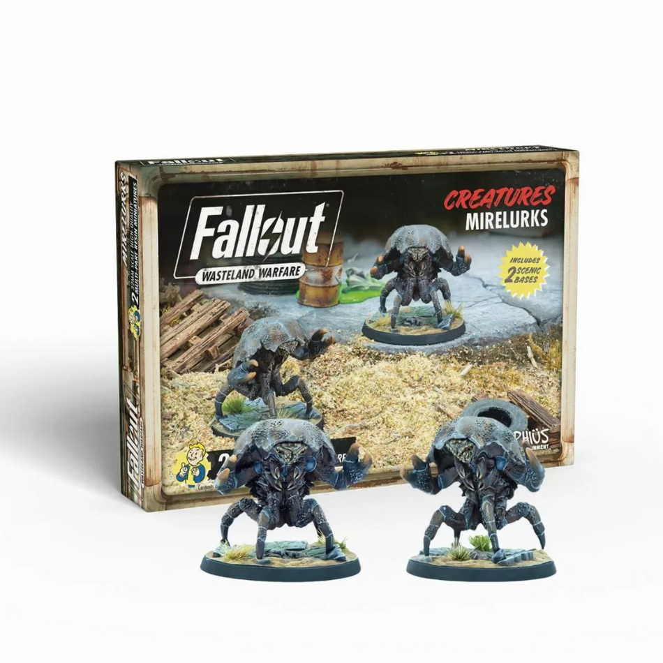Fallout Wasteland Warfare - Creatures Mirelurks Fallout Wasteland Warfare Modiphius Entertainment Default Title