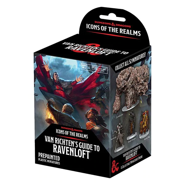 D&D Icons of the Realms Miniatures Van Richtens Guide to Ravenloft Booster Dungeons & Dragons Lets Play Games   