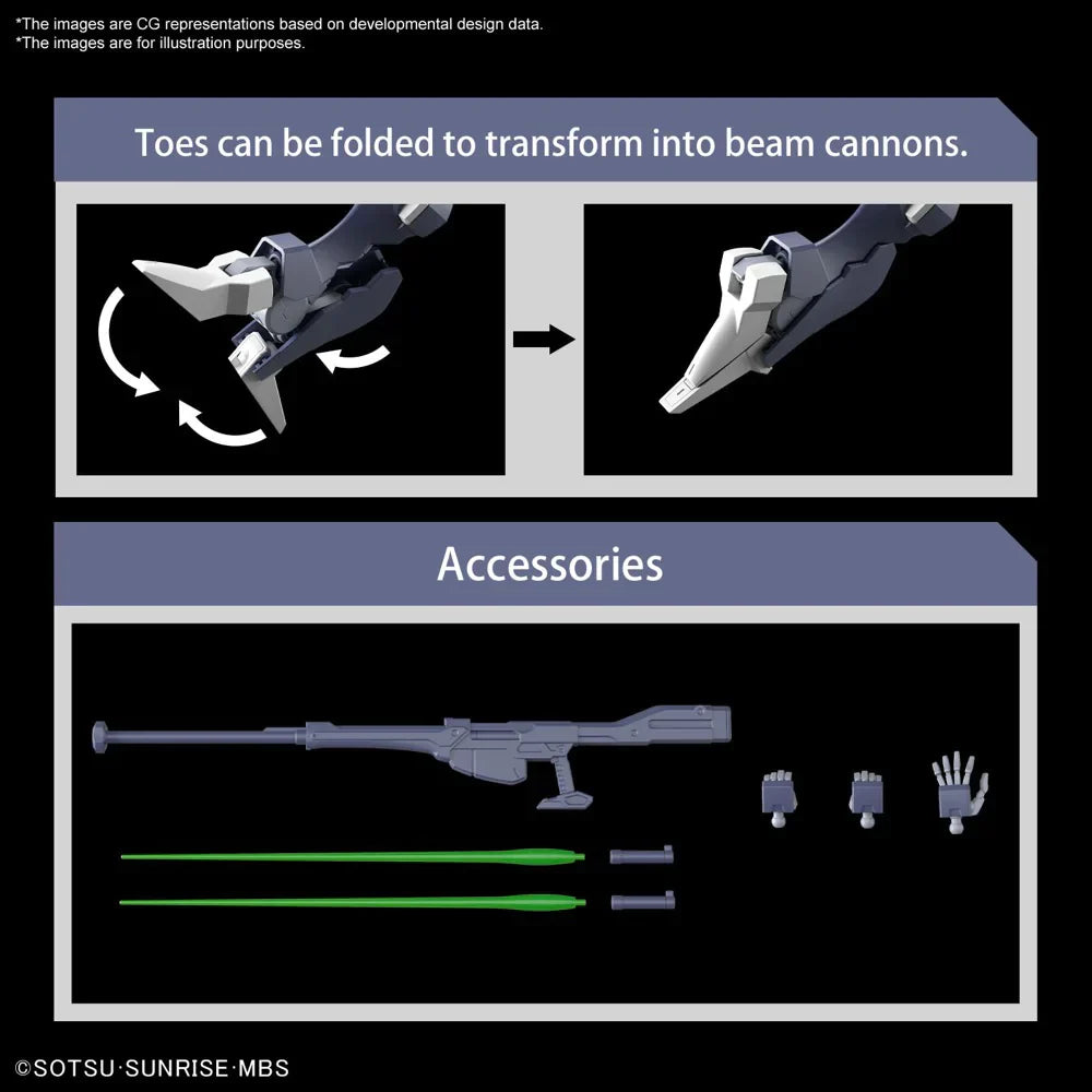 HG 1/144 GUNDAM PHARACT Gundam Model Kit Bandai