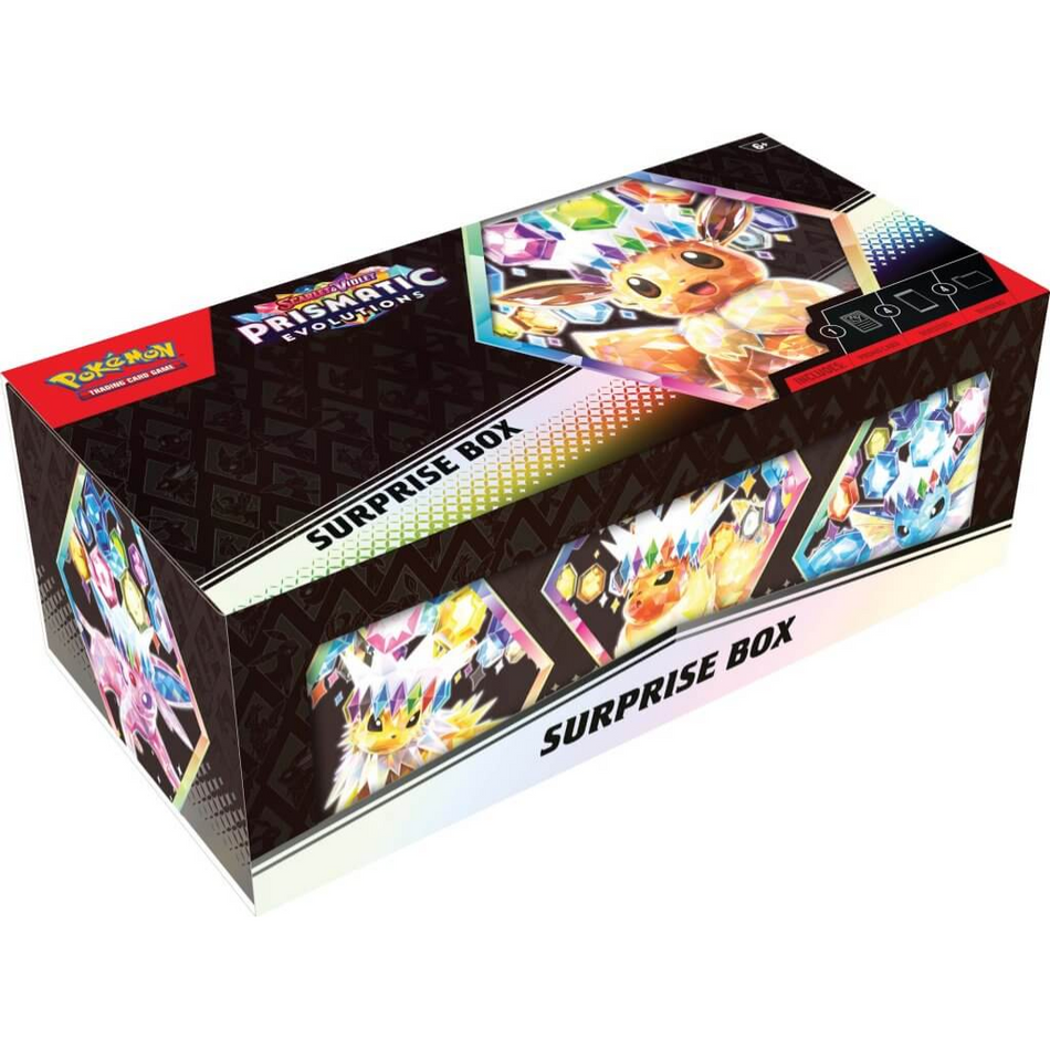 POKÉMON TCG Scarlet & Violet 8.5 Prismatic Evolutions Surprise Box