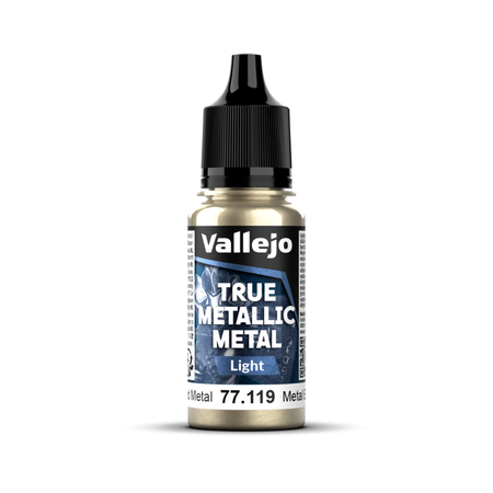 Vallejo True Metallic Metal: Light - Aged Metal 18 ml Vallejo True Metallic Vallejo Default Title