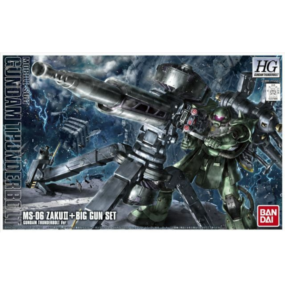 HG 1/144 Zaku II+Big Gun Set [Gundam Thunderbolt Ver.] Gundam Model Kit Bandai Default Title