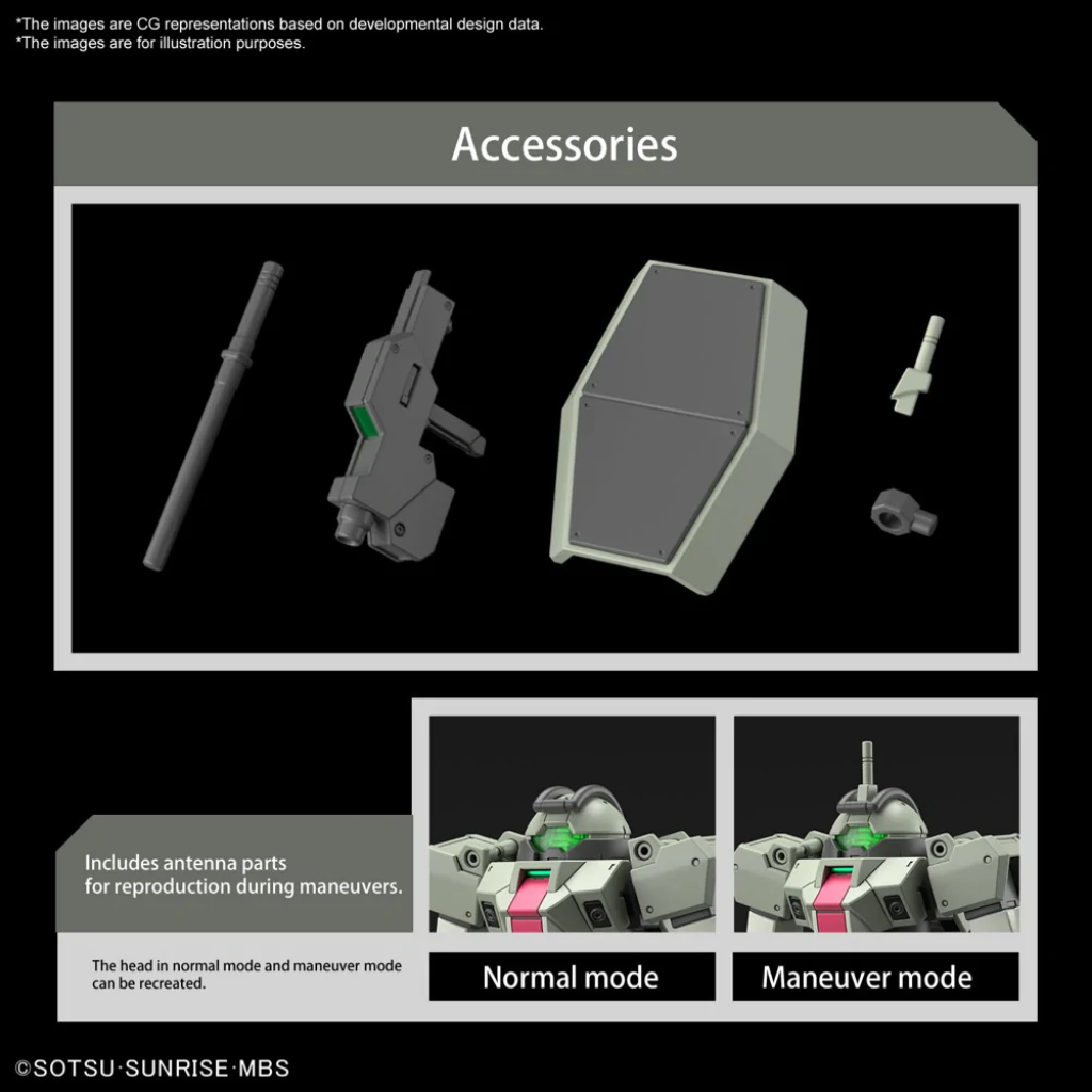 HG 1/144 DEMI TRAINER Gundam Model Kit Bandai