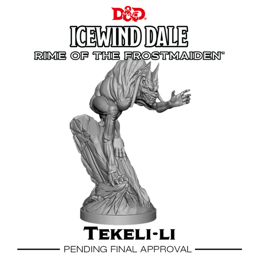 D&D Icewind Dale Rime of the Frostmaiden Tekeli-li Dungeons & Dragons WizKids   