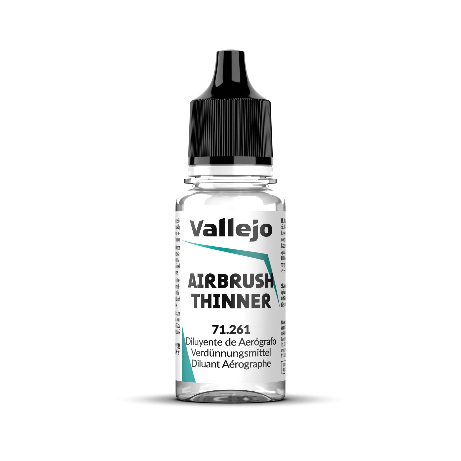 71.261 Vallejo Auxiliary Airbrush Thinner 18 ml Vallejo Auxiliary Vallejo Default Title  