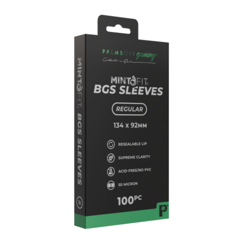 Palms Off Gaming - MintFit BGS Graded Card Sleeves - Regular 100pc
