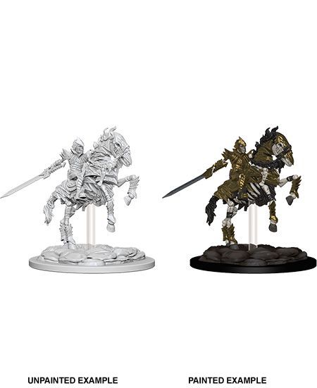 Pathfinder Deep Cuts Unpainted Miniatures Skeleton Knight on Horse Dungeons & Dragons WizKids   