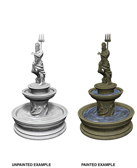 WizKids Deep Cuts Unpainted Miniatures Fountain Dungeons & Dragons WizKids   