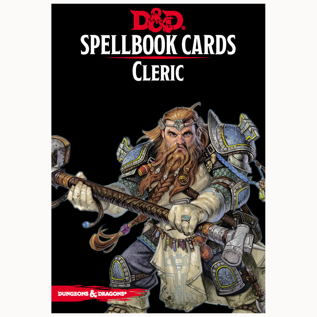 D&D Spellbook Cards Cleric Deck (149 Cards) Revised 2017 Edition Spellbook Cards Lets Play Games Default Title  