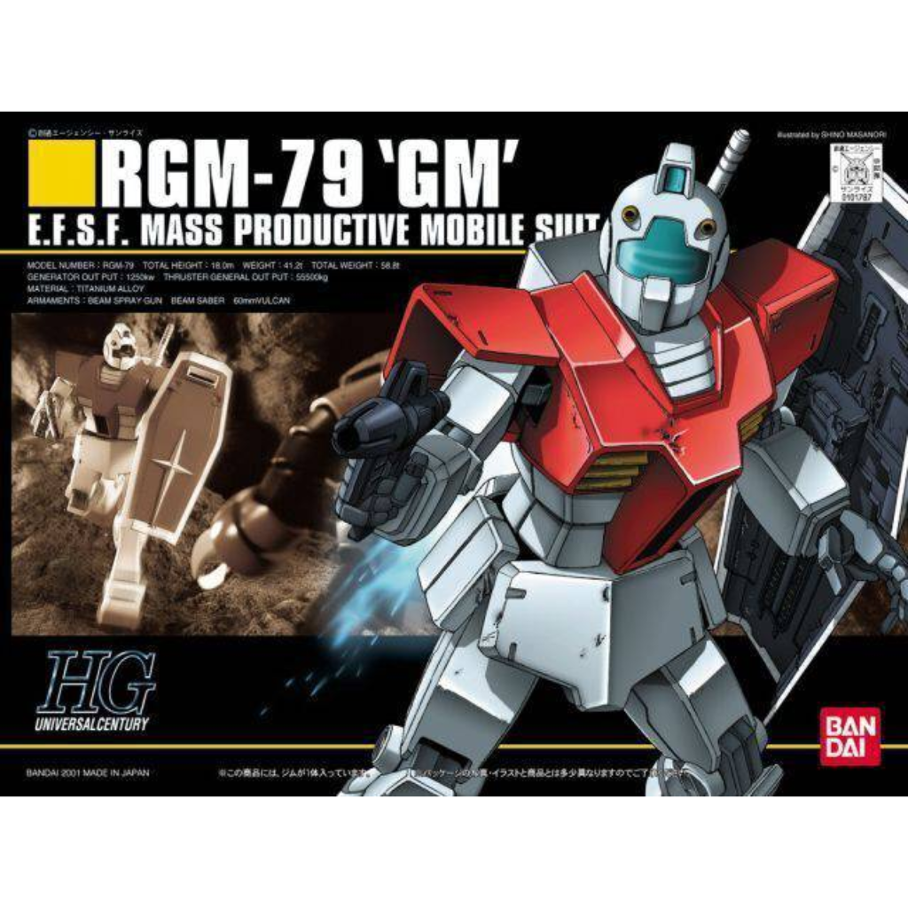 1/144 HGUC RGM79 GM Gundam Model Kit Bandai Default Title