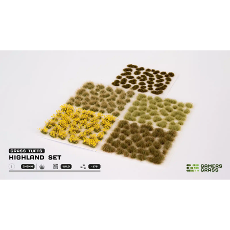 Gamers Grass - Grass Tufts - Tuft Sets - Highland Tuft Set Gamers Grass Basing Gamers Grass Default Title