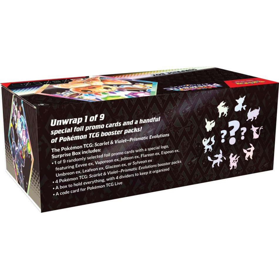 POKÉMON TCG Scarlet & Violet 8.5 Prismatic Evolutions Surprise Box