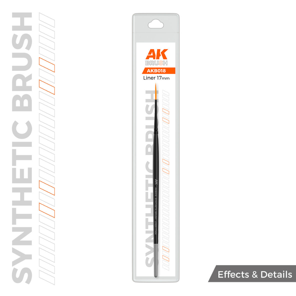 AK Interactive Synthetic Brush - Liner 17mm AK Interactive Brushes AK Interactive Default Title