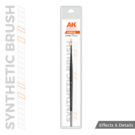 AK Interactive Synthetic Brush - Liner 17mm AK Interactive Brushes AK Interactive Default Title
