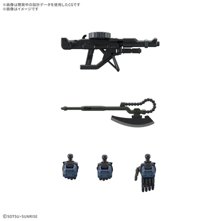 HG 1/144 Police Zaku Gundam Model Kit Bandai