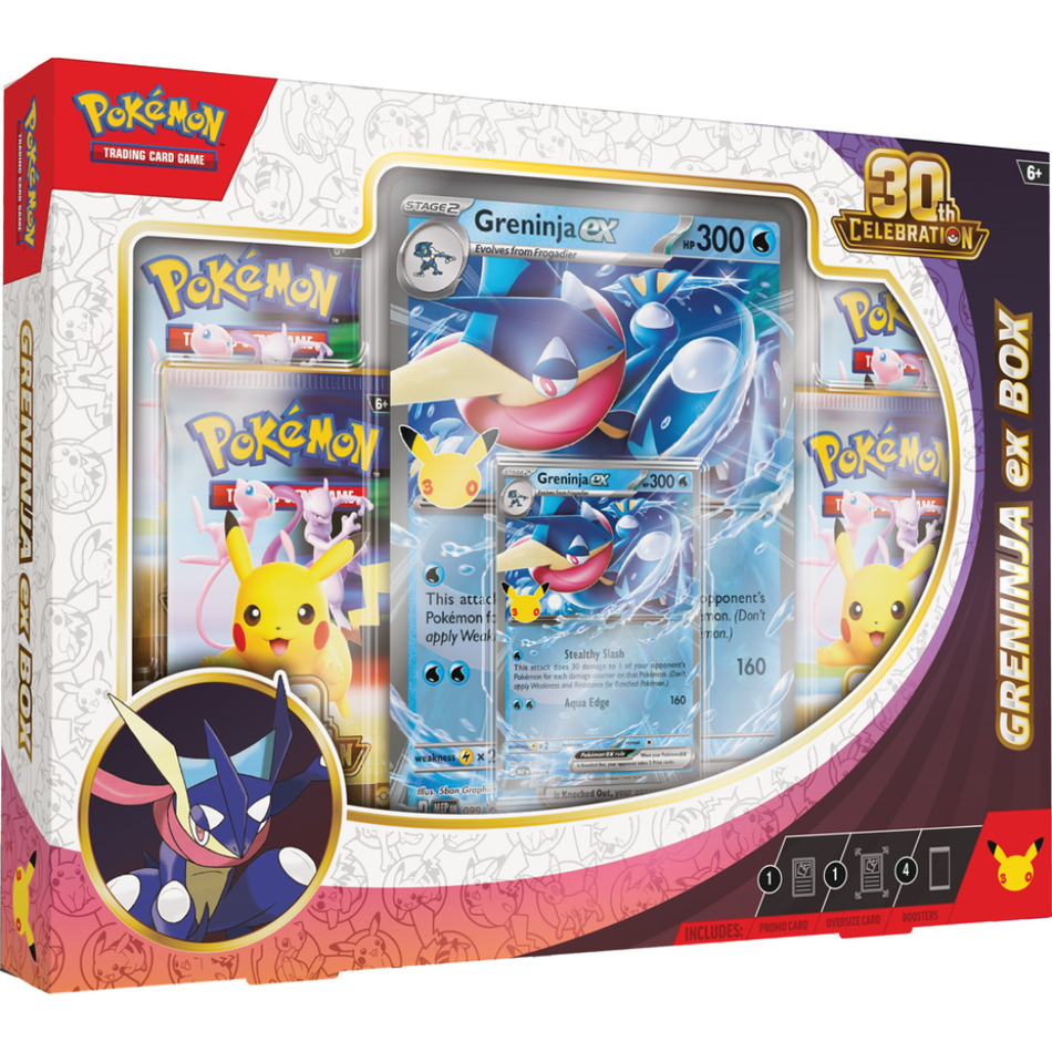 Pokemon TCG: 30th Celebration Sylveon ex Box / Greninja ex Box (Assorted)