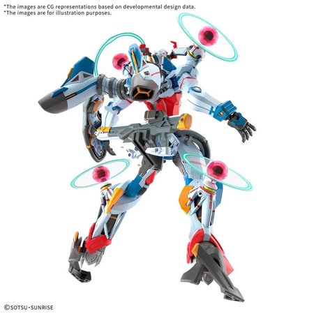 HG 1/144 GQuuuuuuX (Endymion Unit Awakened) Gundam Model Kit Bandai