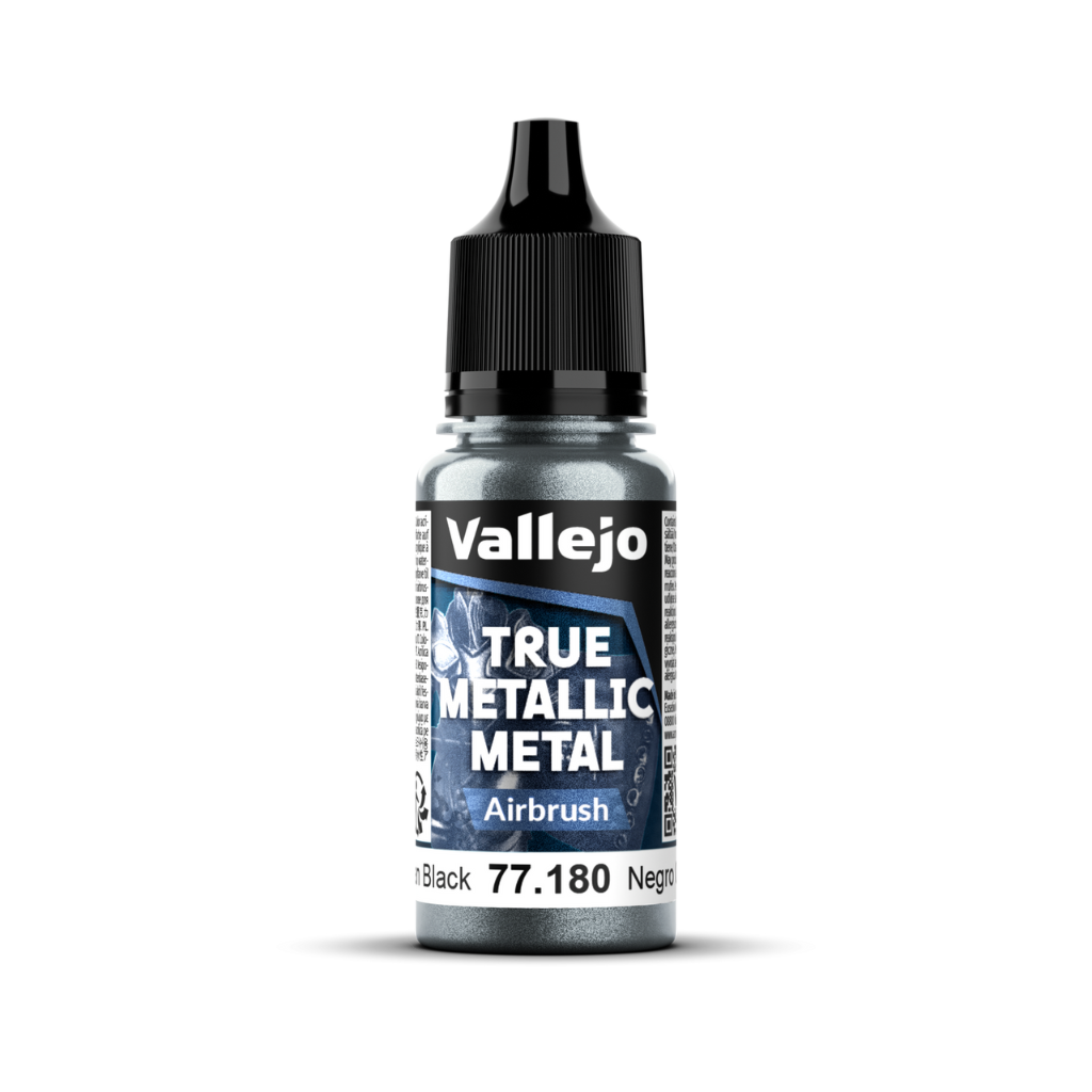 Vallejo True Metallic Metal: Air - Obisidian Black 18 ml Vallejo True Metallic Vallejo Default Title