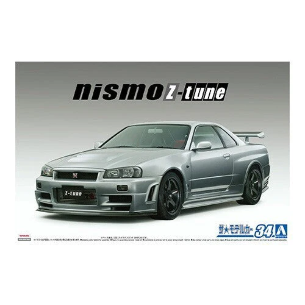 1/24 NISMO BNR34 SKYLINE GT-R Z-tune 0 Model Car Kit Aoshima Default Title