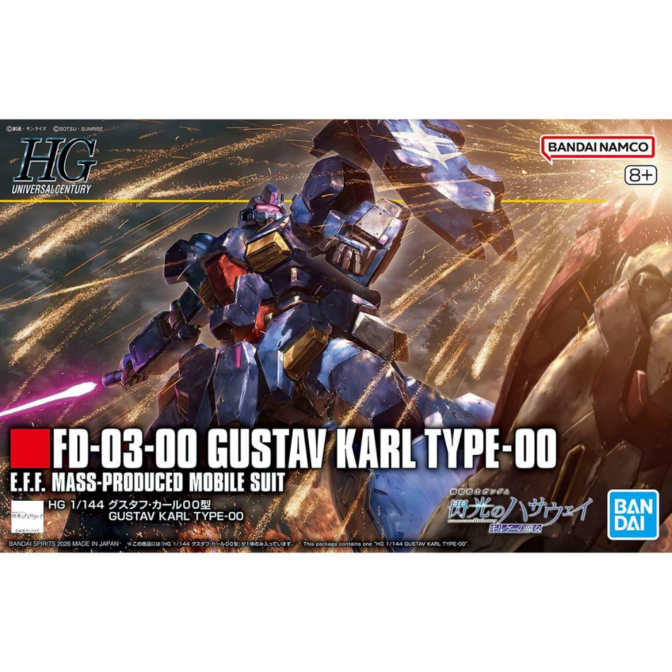 HG 1/144 Gustav Karl Type-00 Gundam Model Kit Bandai Default Title