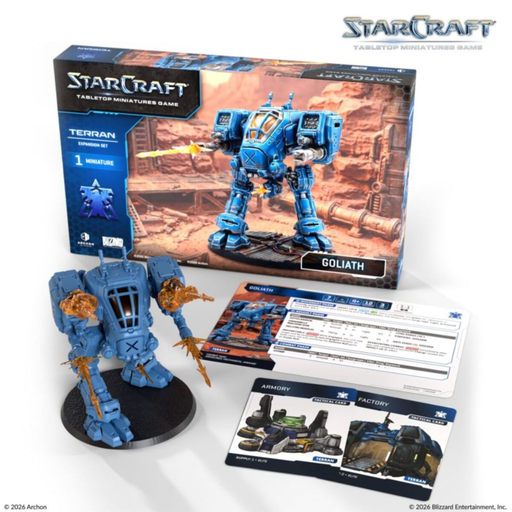 Starcraft Miniatures Games: Terran - Goliath - Expansion Set Starcraft Archon Studio