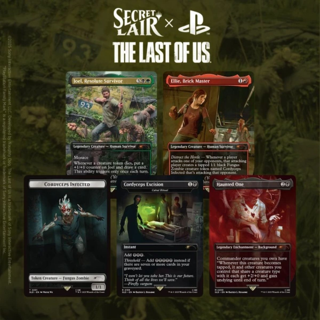 Magic Secret Lair x The Last of Us: Part I Magic The Gathering Wizards of the Coast