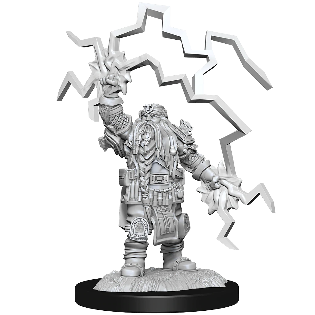 D&D Nolzurs Marvelous Unpainted Miniatures Dwarf Cleric Male Dungeons & Dragons WizKids   