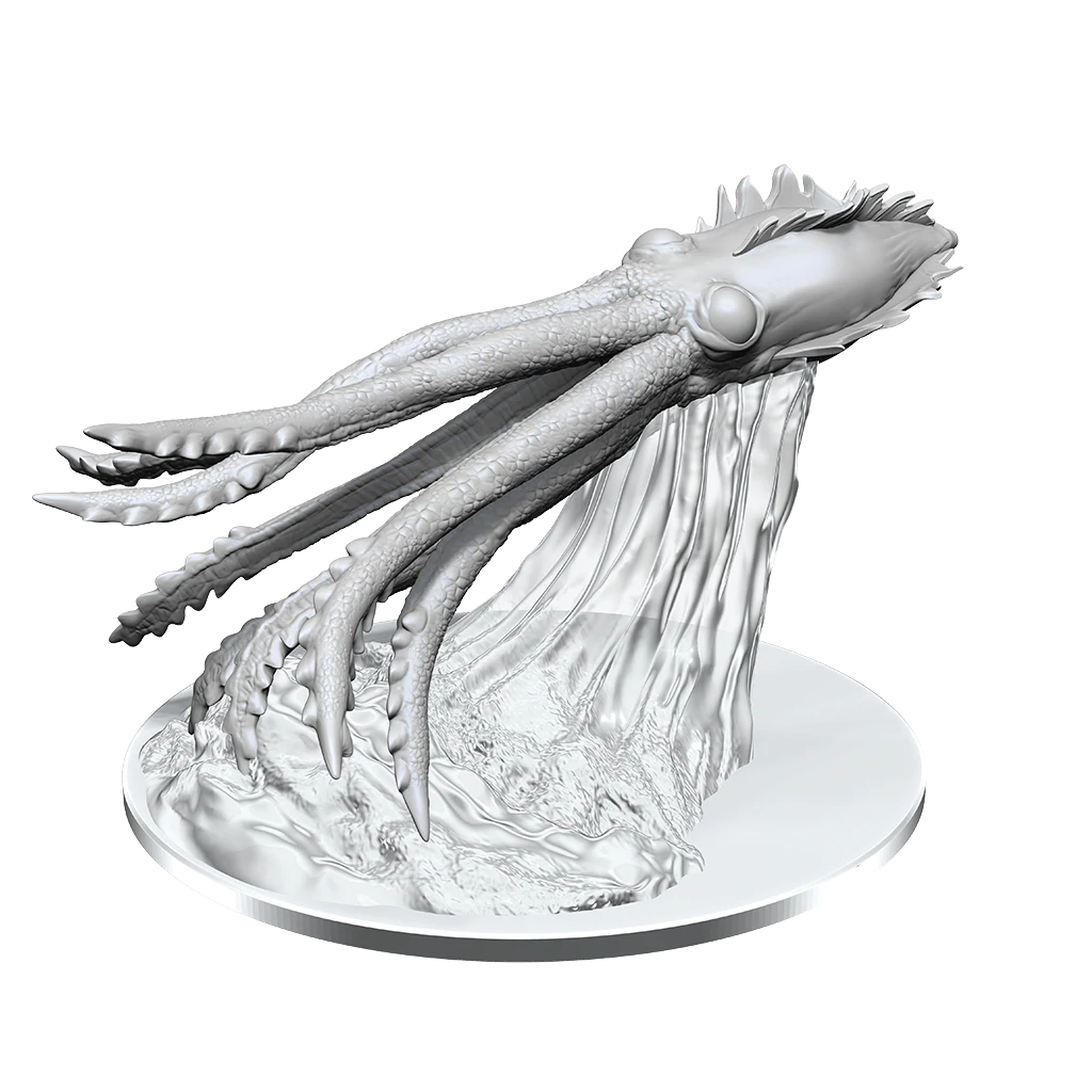 D&D Nolzurs Marvelous Unpainted Miniatures Juvenile Kraken Dungeons & Dragons WizKids   