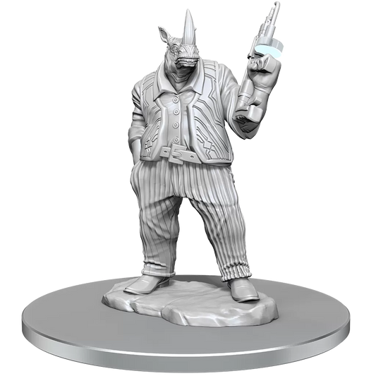 Magic The Gathering Unpainted Miniatures Freelance Muscle and Rhox Pummeler Dungeons & Dragons WizKids Default Title  