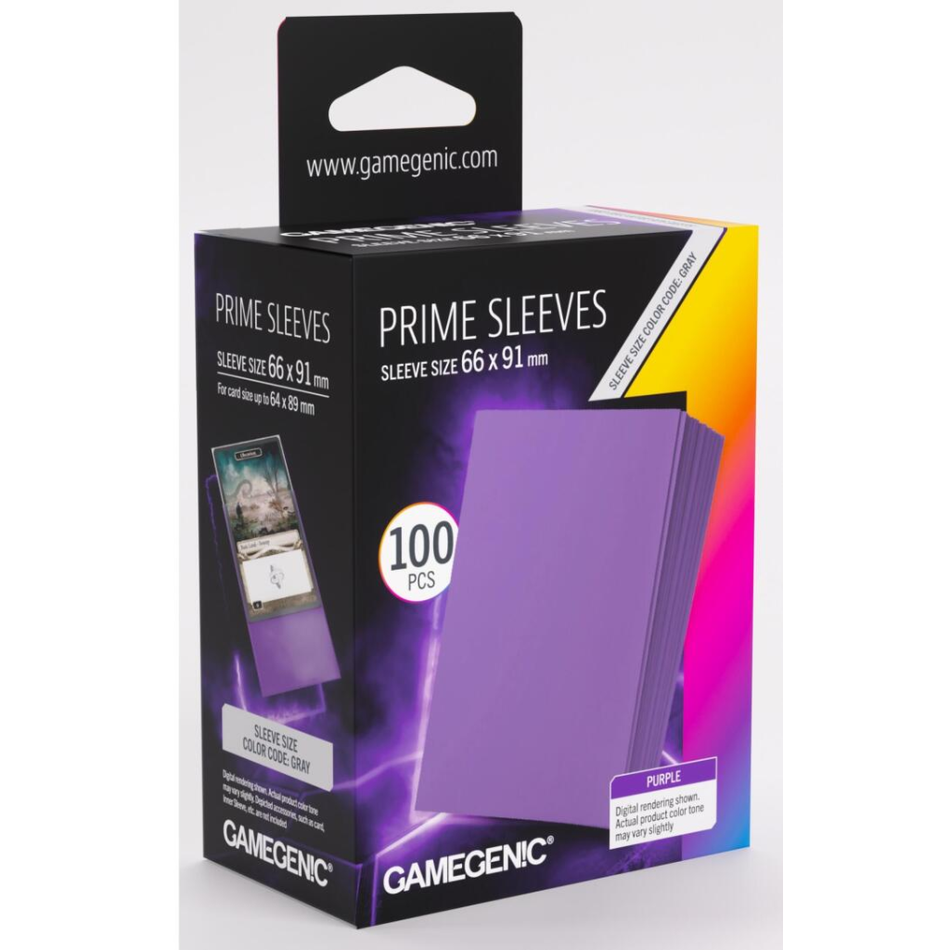 Gamegenic - Prime Card Sleeves - Purple (100 Sleeves Pack) Deck Box GameGenic Default Title