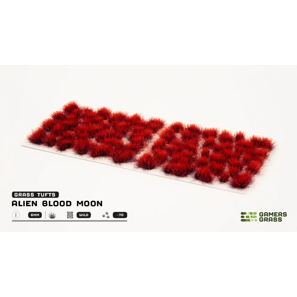 Gamers Grass - Alien Tufts - Blood Moon 6mm Wild Gamers Grass Basing Gamers Grass