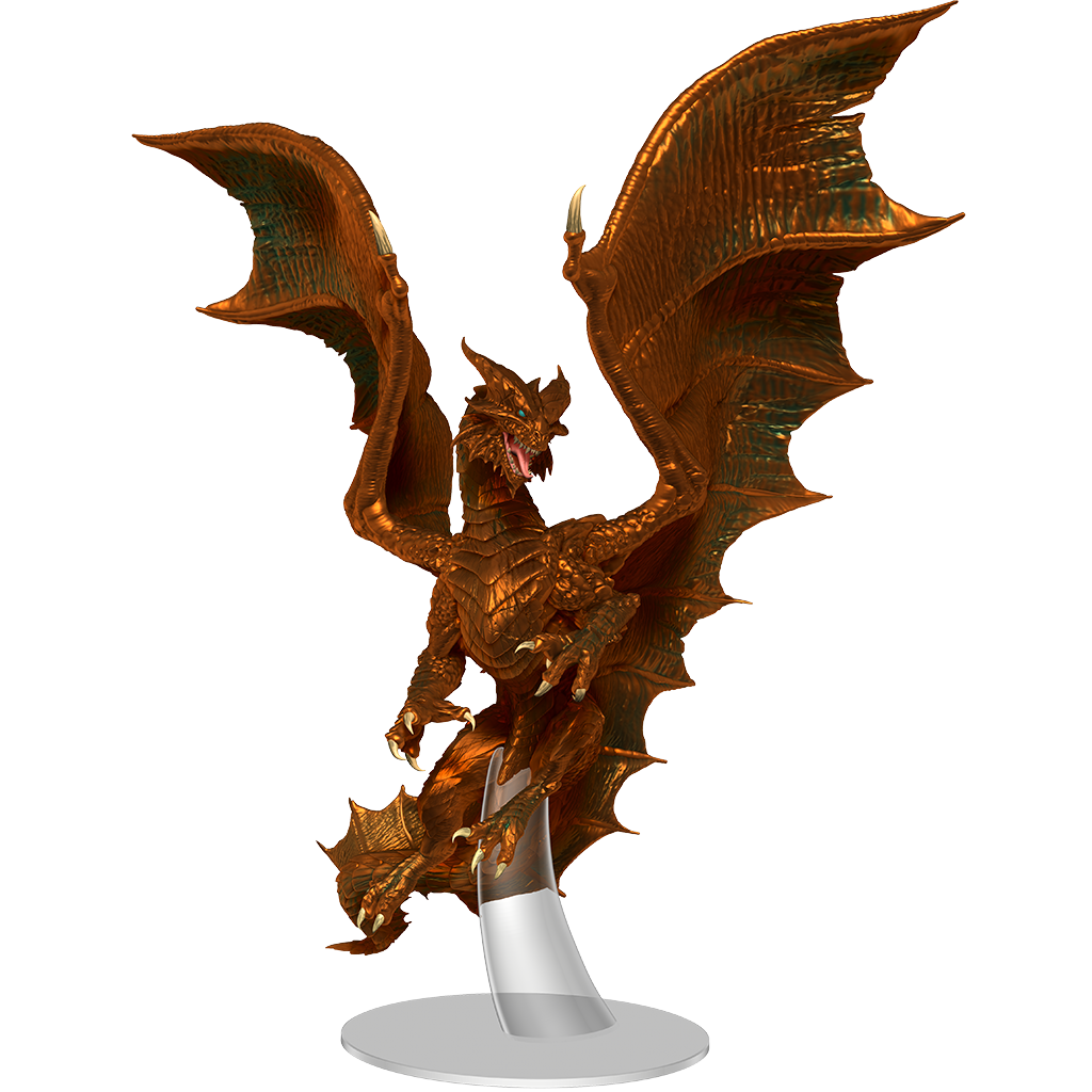 D&D Icons of the Realms Adult Copper Dragon Dungeons & Dragons Wizards of the Coast Default Title  