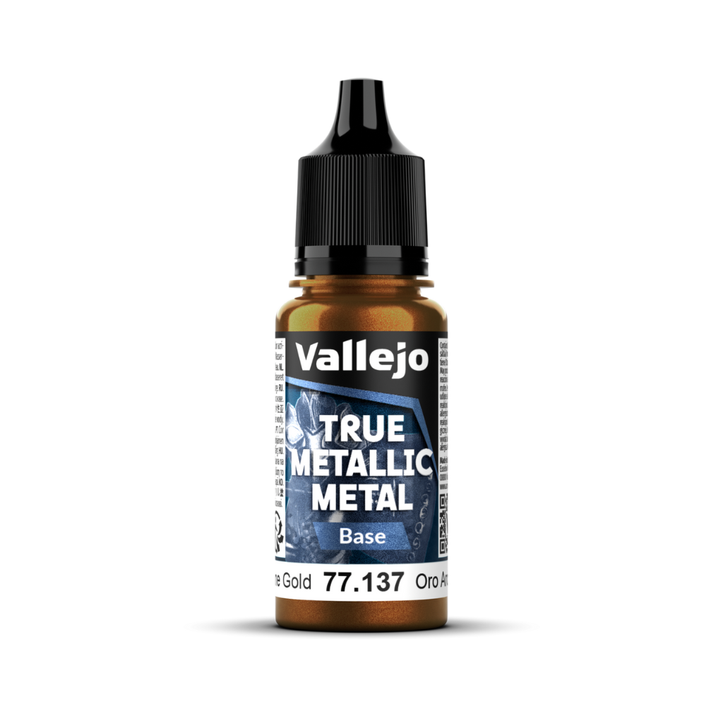 Vallejo True Metallic Metal: Base - Arcane Gold 18 ml Vallejo True Metallic Vallejo Default Title