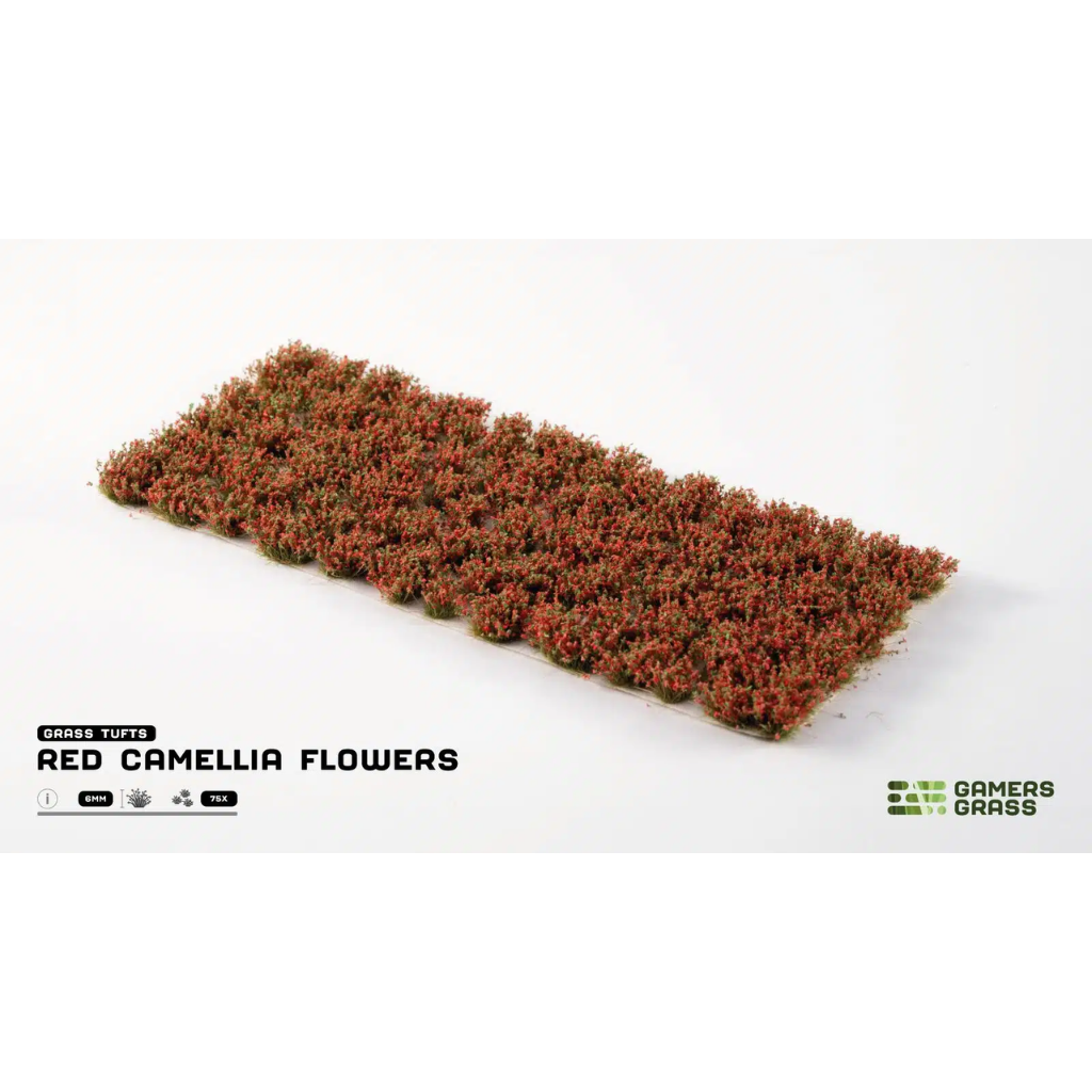 Gamers Grass - Grass Tufts - Flowers - Red Camellia Gamers Grass Basing Gamers Grass