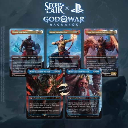 Magic Secret Lair x God of War: Norse Magic The Gathering Wizards of the Coast Default Title