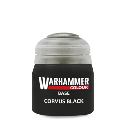 Warhammer Colour: Base - Corvus Black 12ml Citadel Base Warhammer Colour Default Title