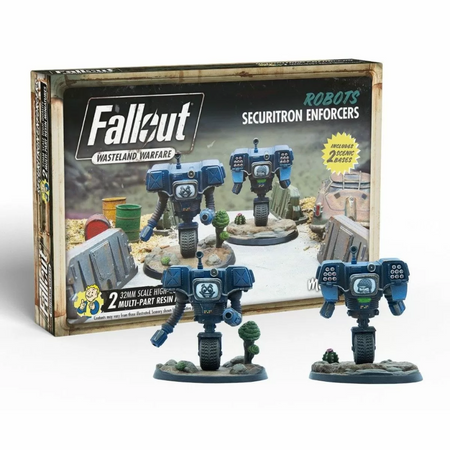 Fallout Wasteland Warfare - Robots Securitron Enforcers Fallout Factions Modiphius Entertainment Default Title