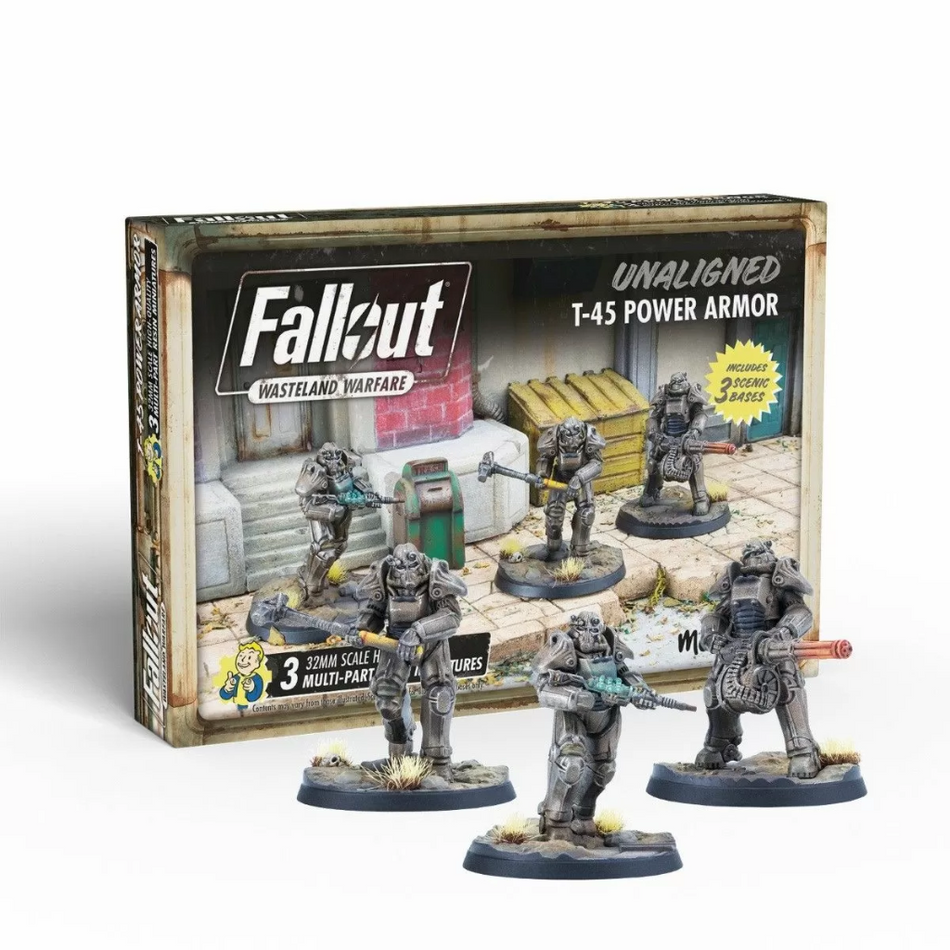 Fallout Wasteland Warfare - Unaligned T-45 Power Fallout Factions Modiphius Entertainment Default Title