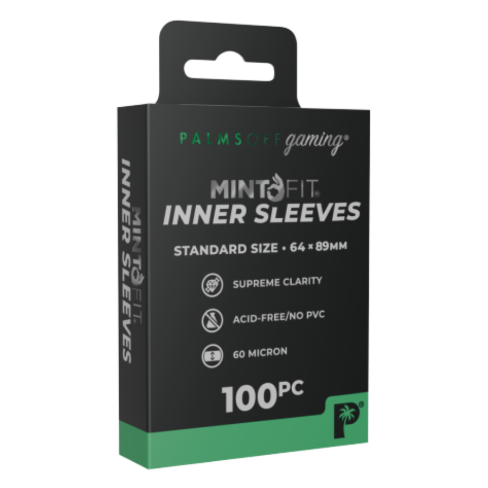 Palms Off Gaming - MintFit Inner Sleeves - Standard Size - 100pc