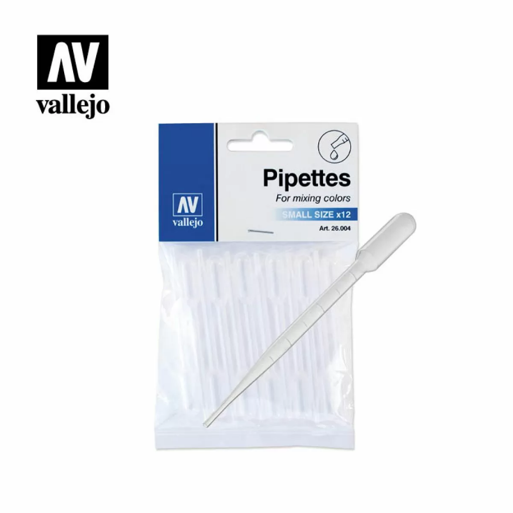 Vallejo - Accessories - Pipettes Small Size 12x1ml Accessories & Tools Vallejo Default Title