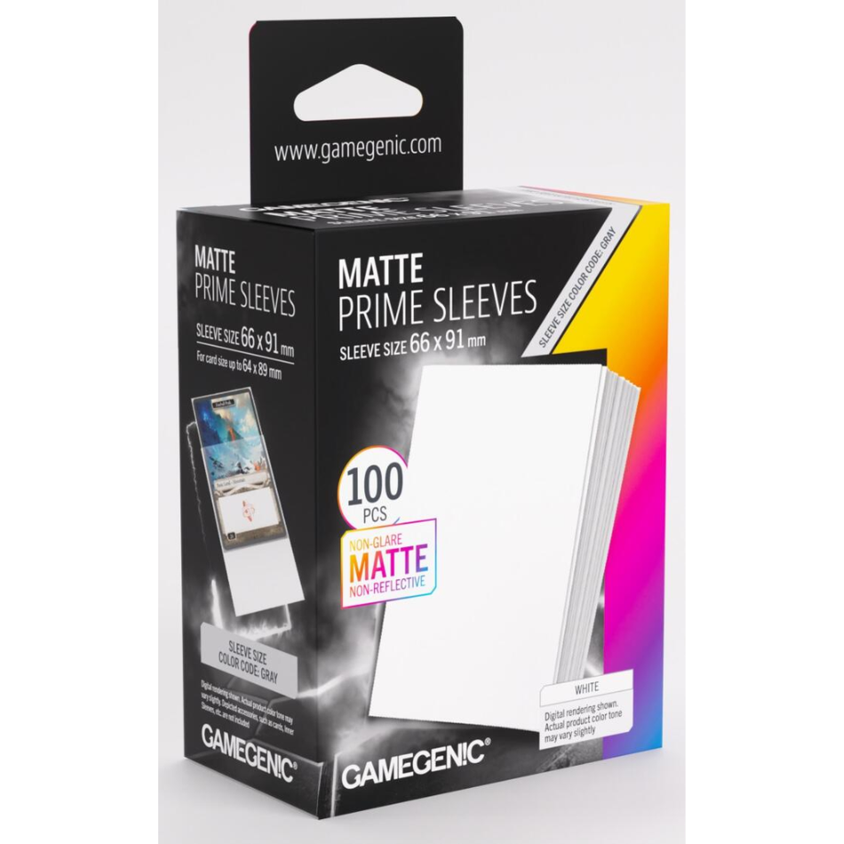 Gamegenic - Matte Prime Card Sleeves - White (100 Sleeves Pack) Deck Box GameGenic Default Title
