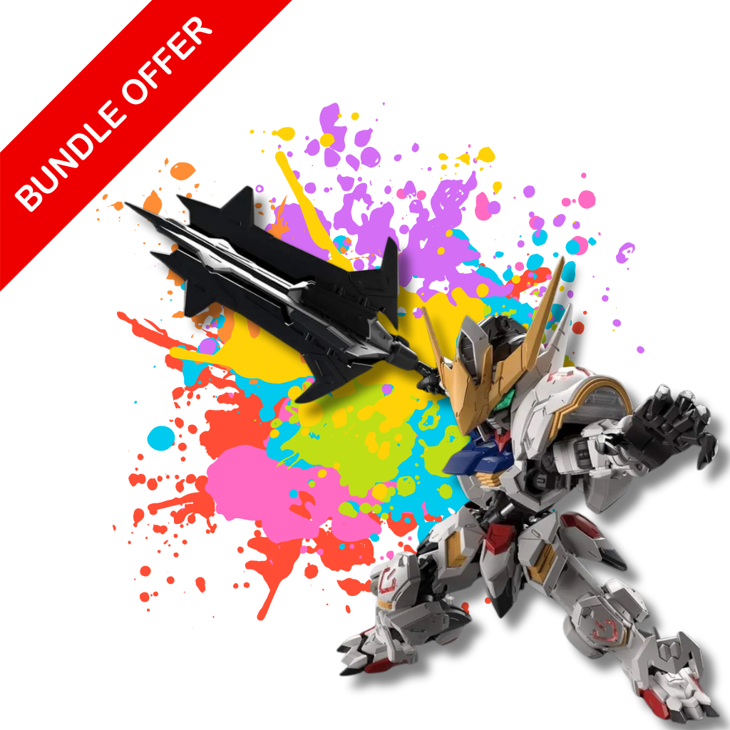Ultimate Master Grade SD Barbatos Model Kit and Paint Bundle  Irresistible Force   